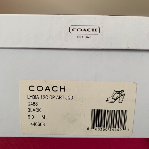Vintage COACH Logo Platform Heels - Picture 6 of 6